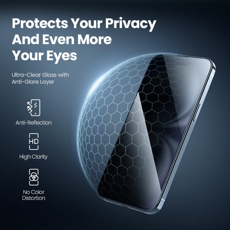 For iPhone 16 NILLKIN Guardian Full Coverage Privacy Tempered Glass Film - free shipping - PMC Jewellery - Order now!