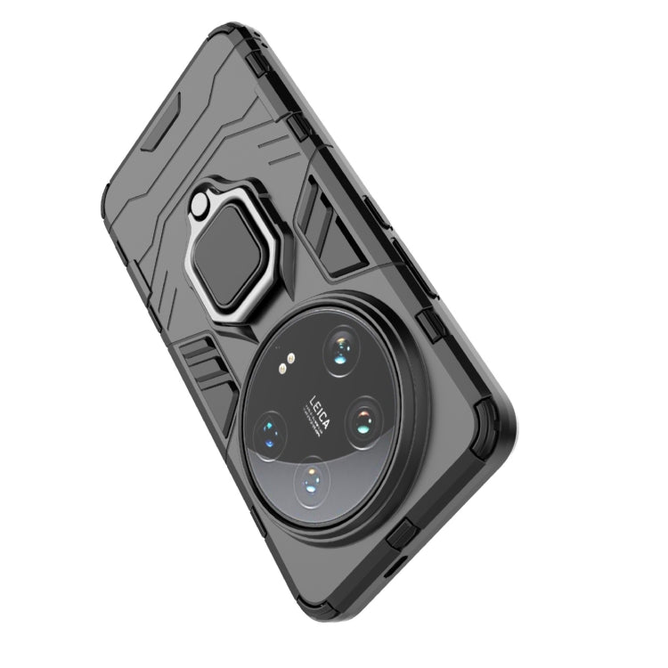 For Xiaomi 14 Ultra Shockproof PC + TPU Holder Phone Case(Red) -  by PMC TechLife | Online Shopping South Africa | PMC TechLife | Buy Now Pay Later Mobicred