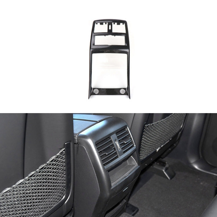 For Mercedes Benz ML320 / GL450 Car Rear Air Conditioner Air Outlet Panel Cover 166 680 7403, Style:Dual Hole(Carbon Fiber) - Air Conditioning System by PMC TechLife | Online Shopping South Africa | PMC TechLife | Buy Now Pay Later Mobicred