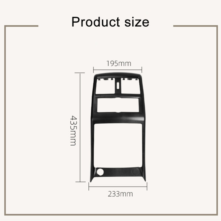 For Mercedes Benz ML320 / GL450 Car Rear Air Conditioner Air Outlet Panel Cover 166 680 7003, Style:Single Hole(Beige) - Air Conditioning System by PMC TechLife | Online Shopping South Africa | PMC TechLife | Buy Now Pay Later Mobicred