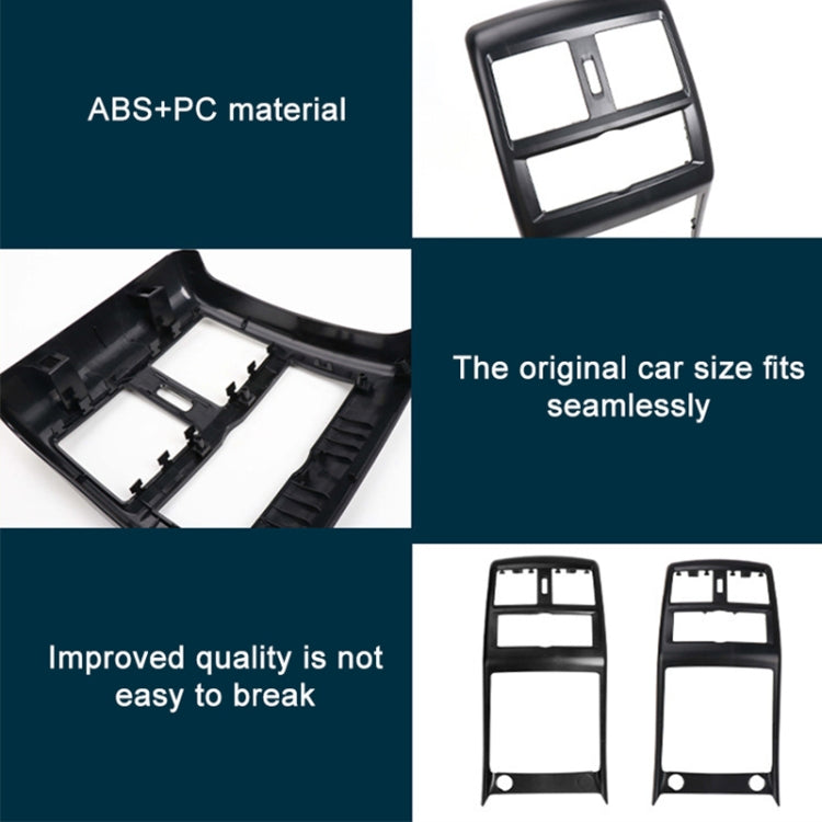 For Mercedes Benz ML320 / GL450 Car Rear Air Conditioner Air Outlet Panel Cover 166 680 7403, Style:Dual Hole(Grey) - Air Conditioning System by PMC TechLife | Online Shopping South Africa | PMC TechLife | Buy Now Pay Later Mobicred