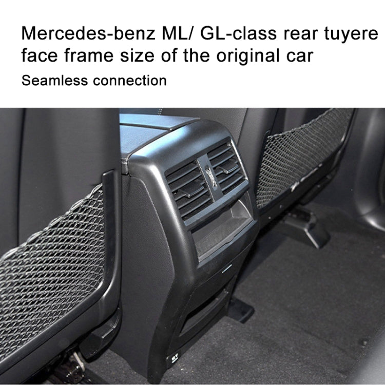 For Mercedes Benz ML320 / GL450 Car Rear Air Conditioner Air Outlet Panel Cover 166 680 7403, Style:Dual Hole(Carbon Fiber) - Air Conditioning System by PMC TechLife | Online Shopping South Africa | PMC TechLife | Buy Now Pay Later Mobicred