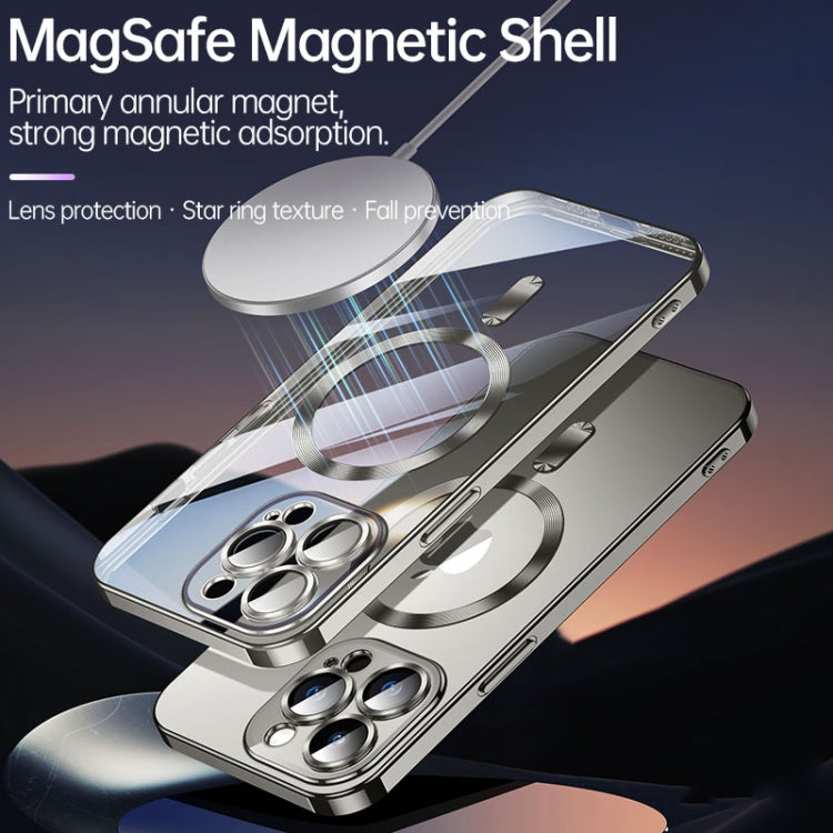 For iPhone 15 SULADA MagSafe Plating TPU Shockproof Phone Soft Case(Black) - iPhone 15 Cases by SULADA | Online Shopping South Africa | PMC TechLife | Buy Now Pay Later Mobicred