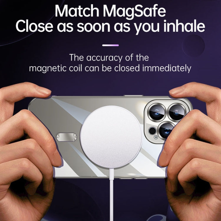 For iPhone 15 SULADA MagSafe Plating TPU Shockproof Phone Soft Case(Black) - iPhone 15 Cases by SULADA | Online Shopping South Africa | PMC TechLife | Buy Now Pay Later Mobicred