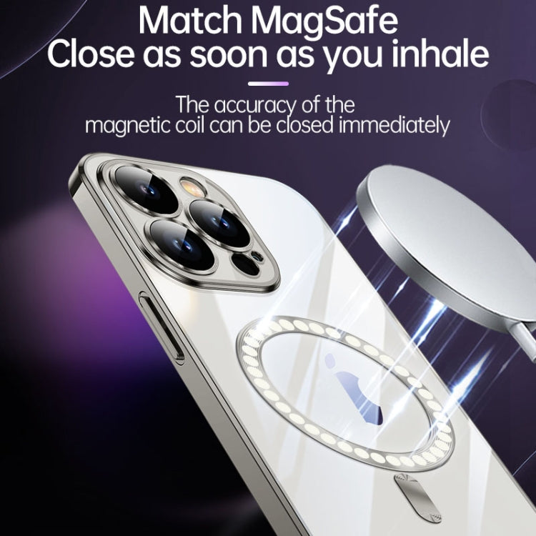 For iPhone 15 SULADA MagSafe Plating TPU Shockproof Phone Soft Case(Black) - iPhone 15 Cases by SULADA | Online Shopping South Africa | PMC TechLife | Buy Now Pay Later Mobicred