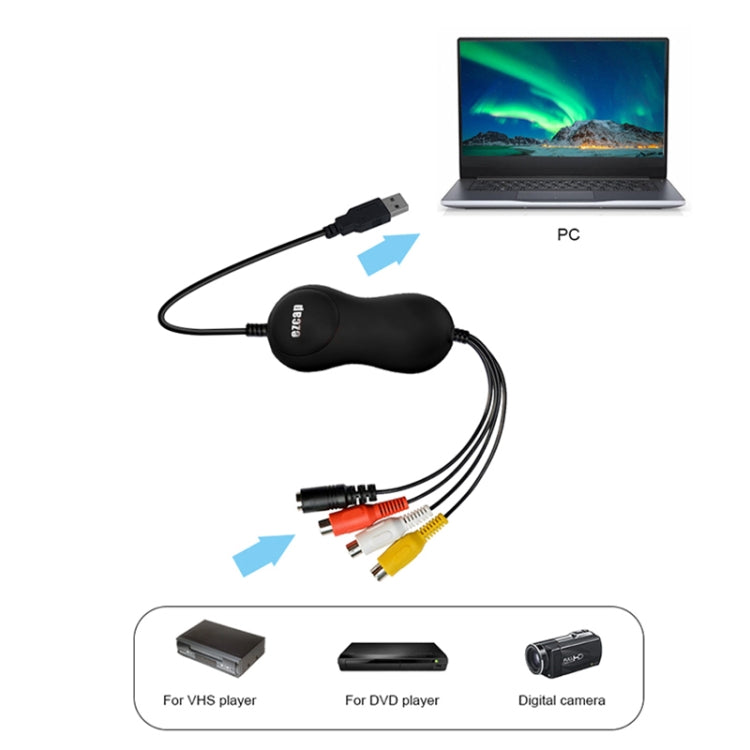EZCAP 159 USB 2.0 Video Grabber Capture Card Window Mac VLC Media Player - Video Capture Solutions by Ezcap | Online Shopping South Africa | PMC TechLife