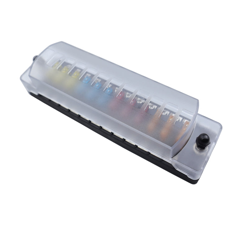 CP-4042 Vertical 12 Way Fuse Block with 12pcs Fuses and 12pcs Rerminals - Fuse by PMC TechLife | Online Shopping South Africa | PMC TechLife | Buy Now Pay Later Mobicred