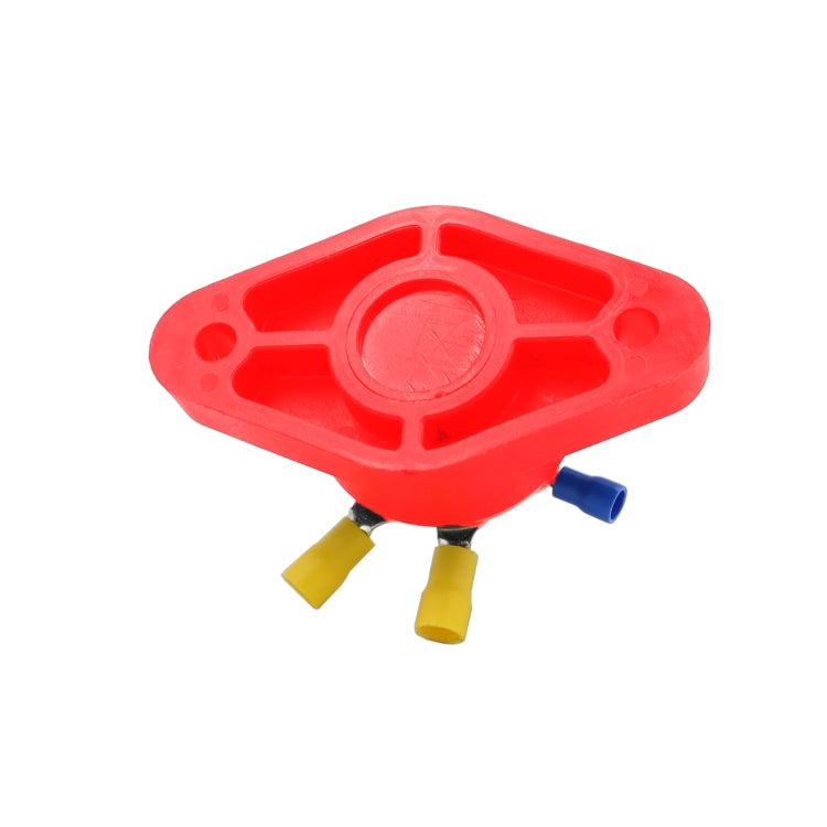 5/16 inch M8 RV Yacht 8-way Terminal Stud with 2pcs M5x20 Screws + Terminals(Red) - Booster Cable & Clip by PMC TechLife | Online Shopping South Africa | PMC TechLife | Buy Now Pay Later Mobicred