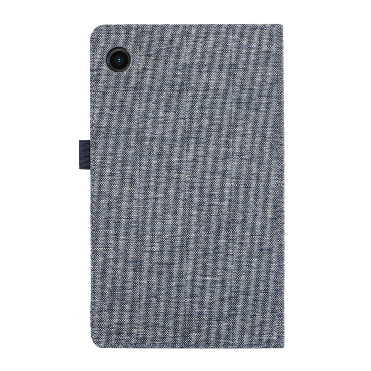 For Samsung Galaxy Tab A9+ Horizontal Flip TPU + Fabric PU Leather Tablet Case(Dark Blue) - Galaxy Tab A9+ by PMC TechLife | Online Shopping South Africa | PMC TechLife