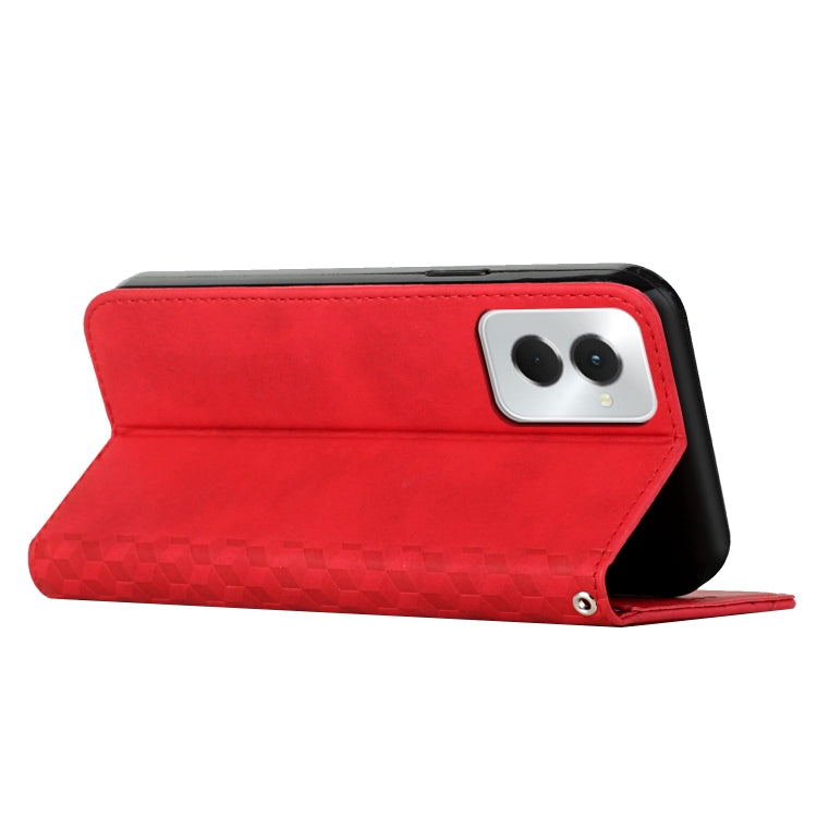 For Motorola Moto G Power 5G 2024 Diamond Splicing Skin Feel Magnetic Leather Phone Case(Red) - Motorola Cases by PMC Jewellery | Online Shopping South Africa | PMC Jewellery | Buy Now Pay Later Mobicred