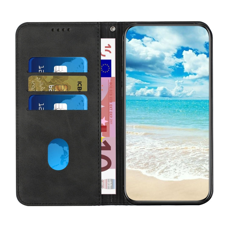 For Motorola Moto G Play 5G 2024 / G 5G 2024 Diamond Splicing Skin Feel Magnetic Leather Phone Case(Black) - Motorola Cases by PMC Jewellery | Online Shopping South Africa | PMC Jewellery | Buy Now Pay Later Mobicred