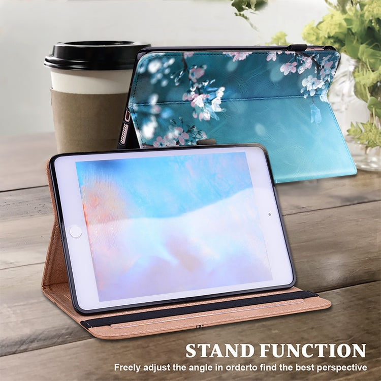 For iPad Air 11 2024 / Pro 11 2022 Crystal Texture Painted Leather Tablet Case(Plum Bossom) - iPad Pro 11 (2022/2021) Cases by PMC TechLife | Online Shopping South Africa | PMC TechLife | Buy Now Pay Later Mobicred