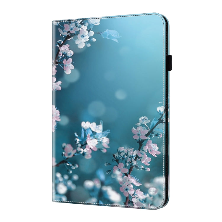 For iPad Air 13 2024 / Pro 12.9 2022 Crystal Texture Painted Leather Tablet Case(Plum Bossom) - iPad Pro 12.9 (2022/2021) Cases by PMC TechLife | Online Shopping South Africa | PMC TechLife | Buy Now Pay Later Mobicred