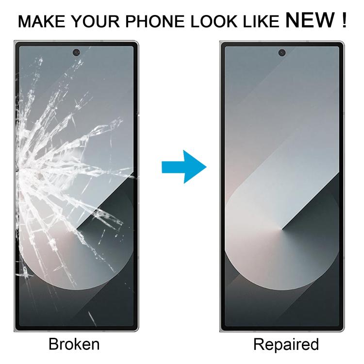 For Samsung Galaxy Z Fold6 SM-F956B LCD Secondary Screen Outer Glass Lens with OCA Optically Clear Adhesive - free shipping - PMC TechLife - Order now!