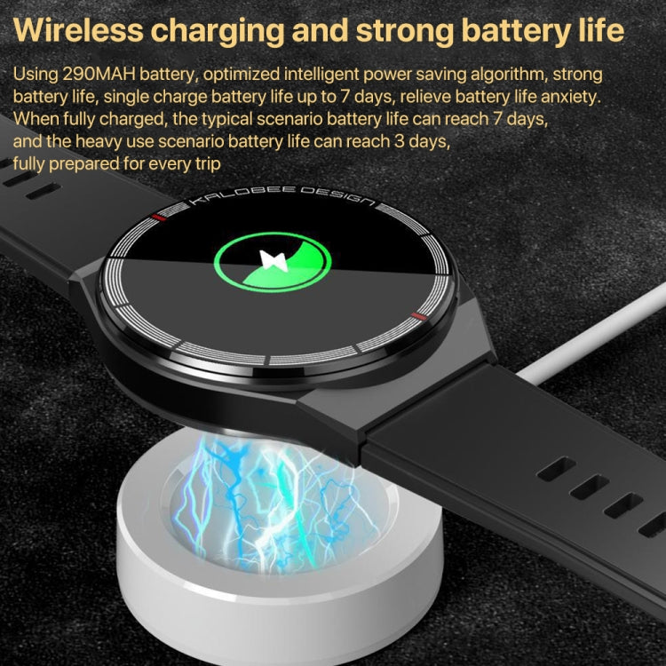 1.3 inch Bamboo Steel Band IP68 Waterproof Smart Watch Support Bluetooth Call(Black) - Smart Watches by PMC TechLife | Online Shopping South Africa | PMC TechLife | Buy Now Pay Later Mobicred