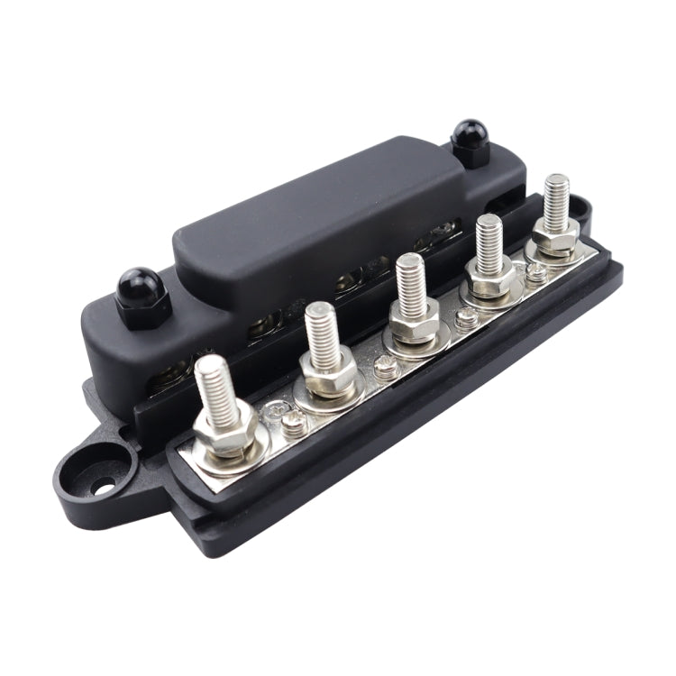 CP-4135 RV / Yacht M10 5-stud Double Row Busbar(Red Black) - Fuse by PMC TechLife | Online Shopping South Africa | PMC TechLife | Buy Now Pay Later Mobicred