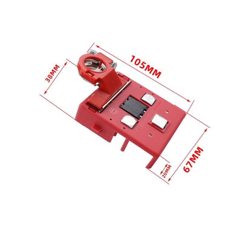 CP-4194 Car 32V 400A Positive Battery Terminal Quick Release Fused Battery Distribution with Cover(Red) - Fuse by PMC TechLife | Online Shopping South Africa | PMC TechLife | Buy Now Pay Later Mobicred
