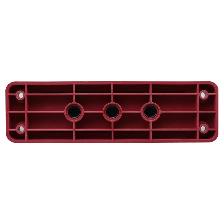 RV 600A High Current Busbar 4-way Straight M10 Wiring Studs(Red) - Fuse by PMC TechLife | Online Shopping South Africa | PMC TechLife | Buy Now Pay Later Mobicred
