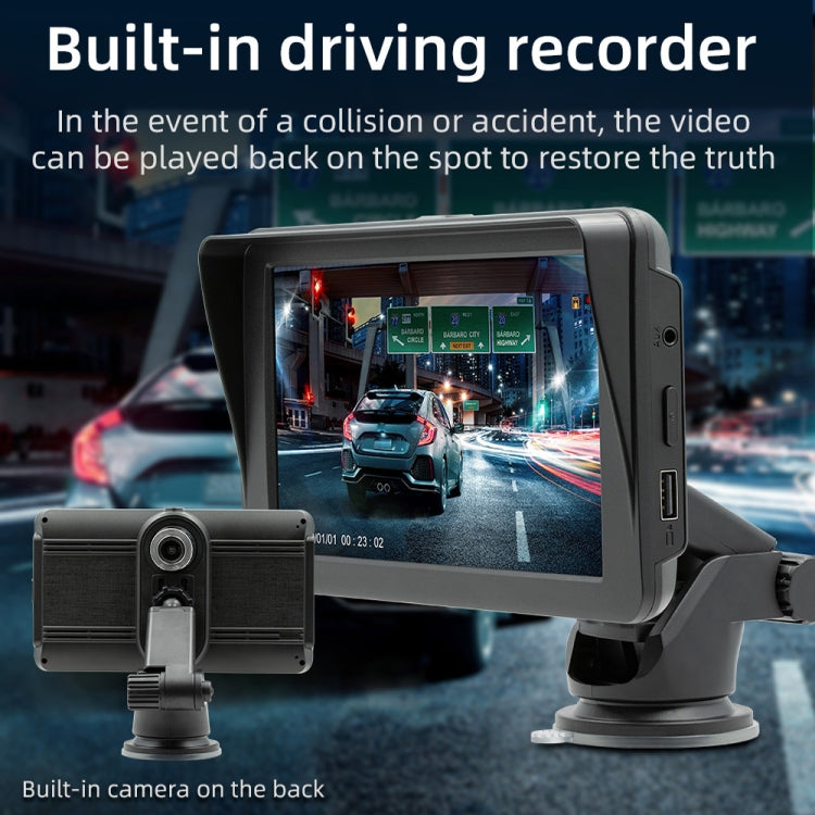 B5570 SunShade Style Car MP5 Player 7 inch Wireless CarPlay, Support Mobile Phone Interconnection - Car MP3 & MP4 & MP5 by PMC TechLife | Online Shopping South Africa | PMC TechLife | Buy Now Pay Later Mobicred