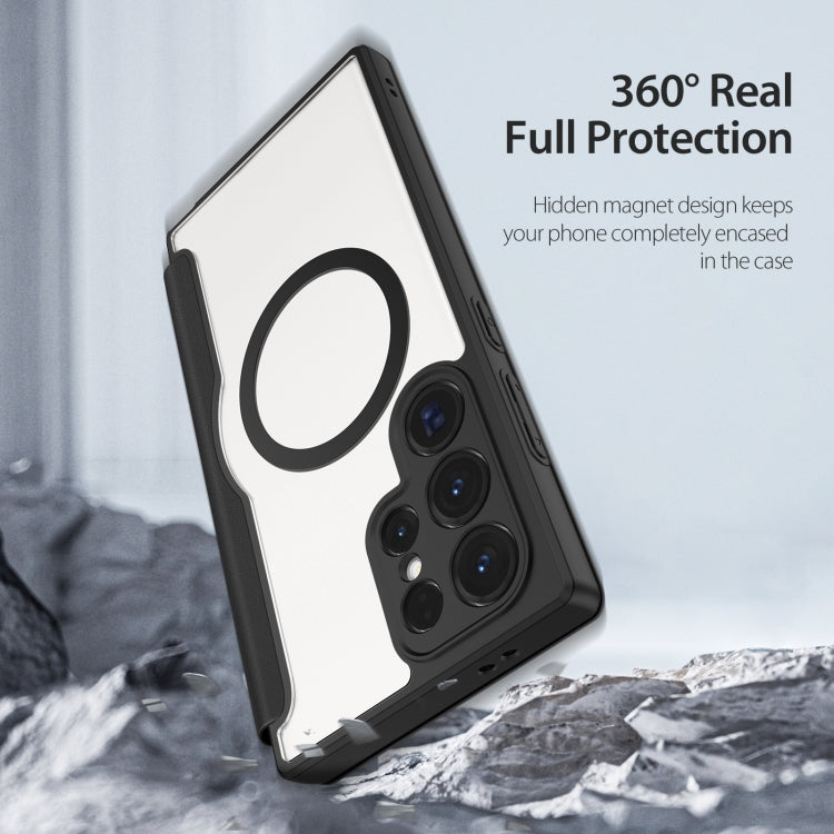 For Samsung Galaxy S24 Ultra 5G DUX DUCIS Skin X Pro Series Magsafe PC + TPU Phone Leather Case(Black) - Galaxy S24 Ultra 5G Cases by DUX DUCIS | Online Shopping South Africa | PMC TechLife | Buy Now Pay Later Mobicred