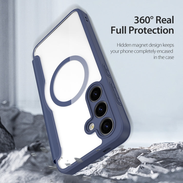 For Samsung Galaxy S24+ 5G DUX DUCIS Skin X Pro Series Magsafe PC + TPU Phone Leather Case(Blue) - Galaxy S24+ 5G Cases by DUX DUCIS | Online Shopping South Africa | PMC TechLife | Buy Now Pay Later Mobicred