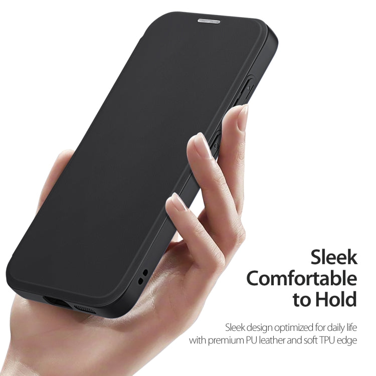 For Samsung Galaxy S25 5G DUX DUCIS Skin X Pro Series Magsafe PC + TPU Phone Leather Case(Black) - free shipping - PMC Jewellery - Order now!