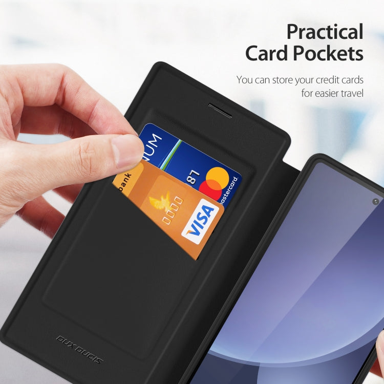 For Samsung Galaxy S25 Ultra 5G DUX DUCIS Skin X Pro Series Magsafe PC + TPU Phone Leather Case(Black) - free shipping - PMC Jewellery - Order now!