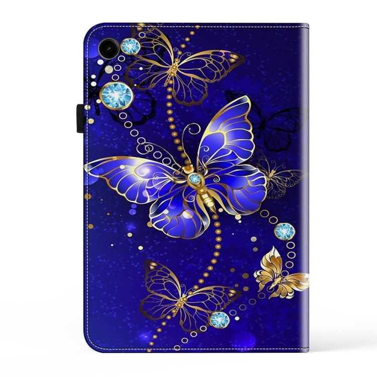 For Samsung Galaxy Tab S9 / S9 FE Crystal Texture Painted Leather Tablet Case(Diamond Butterflies) - free shipping - PMC Jewellery - Order now!
