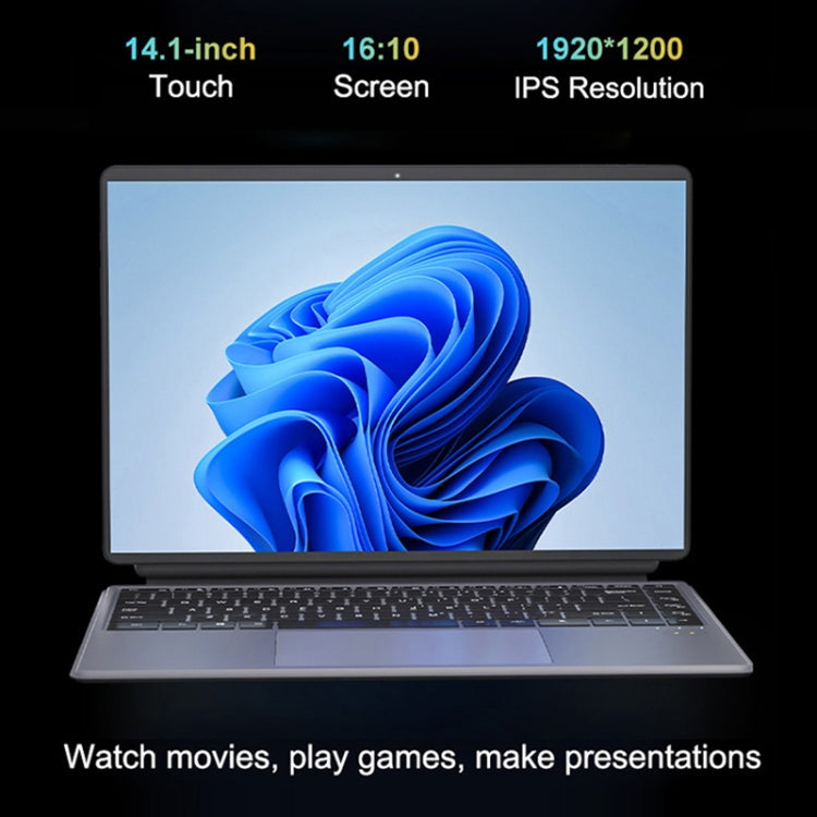 Pipo W14 14.1 inch 2 in 1 Tablet PC, 16GB+256GB, Windows 11 Intel Alder Lake N100 Quad Core, with Keyboard Leather Case - Others by PiPo | Online Shopping South Africa | PMC TechLife | Buy Now Pay Later Mobicred