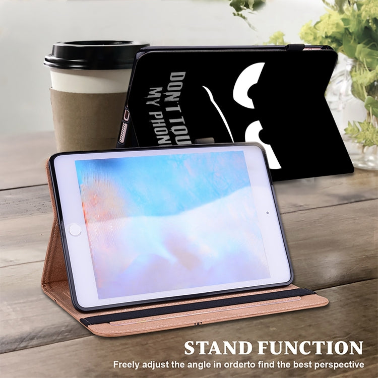 For Lenovo Xiaoxin Pad Pro 12.7 Crystal Texture Painted Leather Tablet Case(Dont Touch My Phone) - Lenovo by PMC TechLife | Online Shopping South Africa | PMC TechLife | Buy Now Pay Later Mobicred