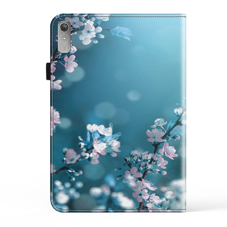 For Lenovo Xiaoxin Pad Pro 12.7 Crystal Texture Painted Leather Tablet Case(Plum Bossom) - Lenovo by PMC TechLife | Online Shopping South Africa | PMC TechLife | Buy Now Pay Later Mobicred