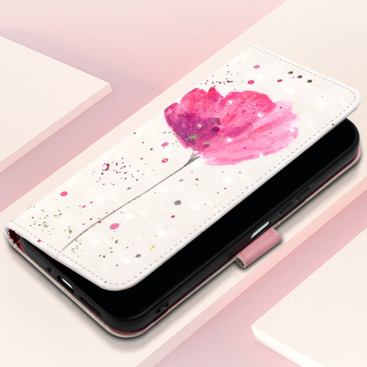 For Motorola Moto G Play 4G 2024 3D Painting Horizontal Flip Leather Phone Case(Flower) - Motorola Cases by PMC Jewellery | Online Shopping South Africa | PMC Jewellery | Buy Now Pay Later Mobicred