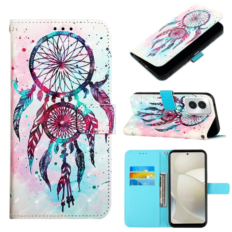 For Motorola Moto G Power 5G 2024 3D Painting Horizontal Flip Leather Phone Case(Color Drop Wind Chimes) - Motorola Cases by PMC Jewellery | Online Shopping South Africa | PMC Jewellery | Buy Now Pay Later Mobicred