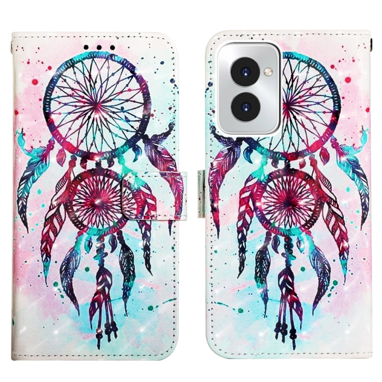 For Motorola Moto G Power 5G 2024 3D Painting Horizontal Flip Leather Phone Case(Color Drop Wind Chimes) - Motorola Cases by PMC Jewellery | Online Shopping South Africa | PMC Jewellery | Buy Now Pay Later Mobicred