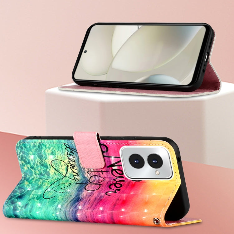 For Motorola Moto G Power 5G 2024 3D Painting Horizontal Flip Leather Phone Case(Chasing Dreams) - Motorola Cases by PMC Jewellery | Online Shopping South Africa | PMC Jewellery | Buy Now Pay Later Mobicred