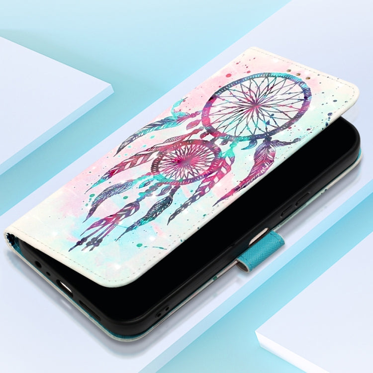 For Motorola Moto G Play 5G 2024 3D Painting Horizontal Flip Leather Phone Case(Color Drop Wind Chimes) - Motorola Cases by PMC Jewellery | Online Shopping South Africa | PMC Jewellery | Buy Now Pay Later Mobicred