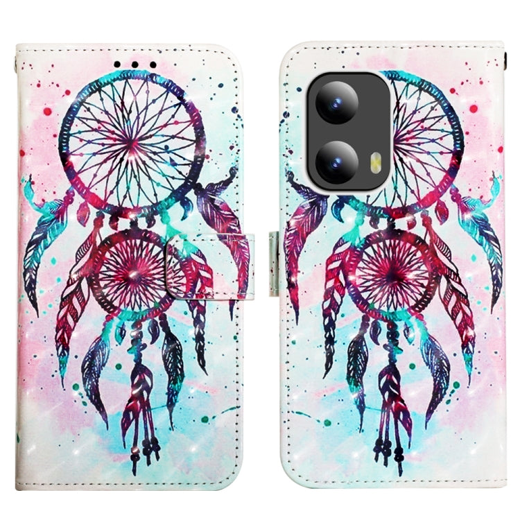 For Motorola Moto G Play 5G 2024 3D Painting Horizontal Flip Leather Phone Case(Color Drop Wind Chimes) - Motorola Cases by PMC Jewellery | Online Shopping South Africa | PMC Jewellery | Buy Now Pay Later Mobicred