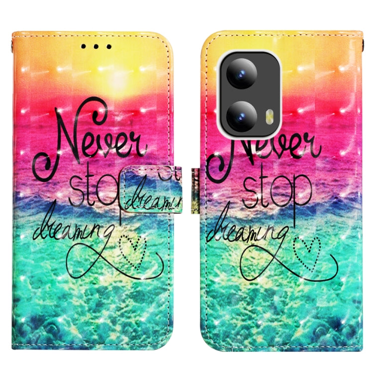 For Motorola Moto G Play 5G 2024 3D Painting Horizontal Flip Leather Phone Case(Chasing Dreams) - Motorola Cases by PMC Jewellery | Online Shopping South Africa | PMC Jewellery | Buy Now Pay Later Mobicred