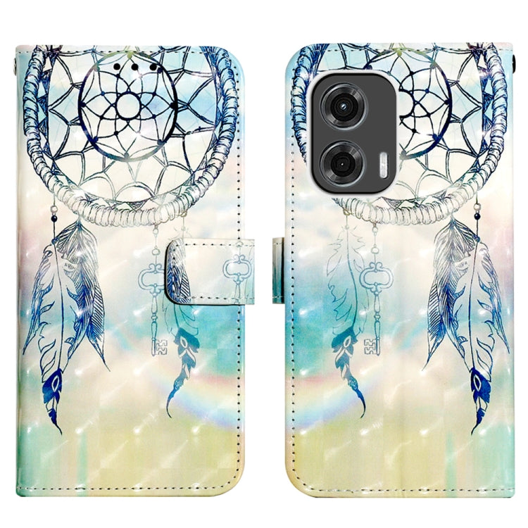 For Motorola Moto G Stylus 5G 2024 3D Painting Horizontal Flip Leather Phone Case(Dream Wind Chimes) - Motorola Cases by PMC Jewellery | Online Shopping South Africa | PMC Jewellery | Buy Now Pay Later Mobicred