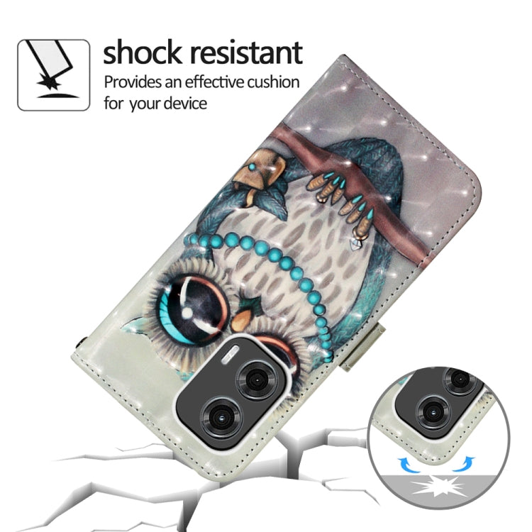 For Motorola Moto G Stylus 5G 2024 3D Painting Horizontal Flip Leather Phone Case(Skull) - Motorola Cases by PMC Jewellery | Online Shopping South Africa | PMC Jewellery | Buy Now Pay Later Mobicred