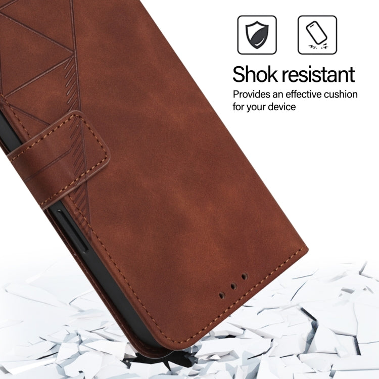 For Huawei Pura 70 Crossbody 3D Embossed Flip Leather Phone Case(Brown) - free shipping - PMC Jewellery - Order now!