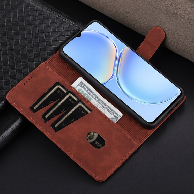 For Huawei Maimang A20 AZNS Skin Feel Calf Texture Flip Leather Phone Case(Brown) - free shipping - PMC TechLife - Order now!