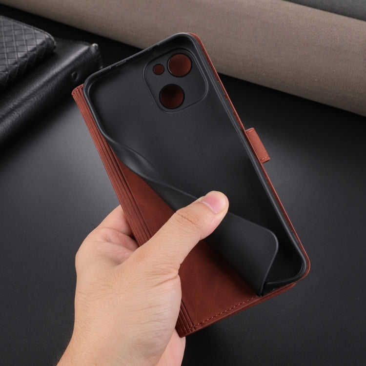 For Huawei Maimang A20 AZNS Skin Feel Calf Texture Flip Leather Phone Case(Brown) - free shipping - PMC TechLife - Order now!