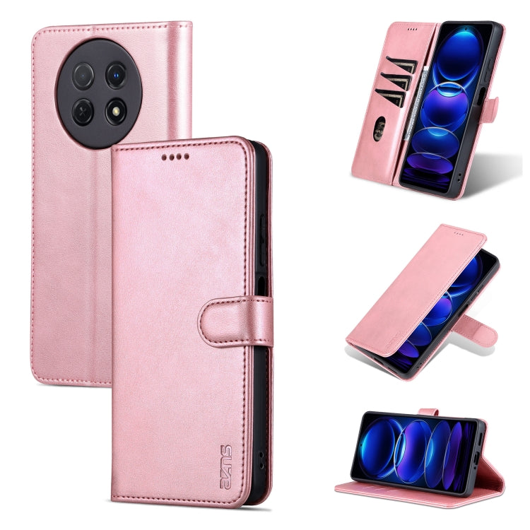 For Huawei Enjoy 60X/nova Y91 AZNS Skin Feel Calf Texture Flip Leather Phone Case(Rose Gold) - free shipping - PMC TechLife - Order now!