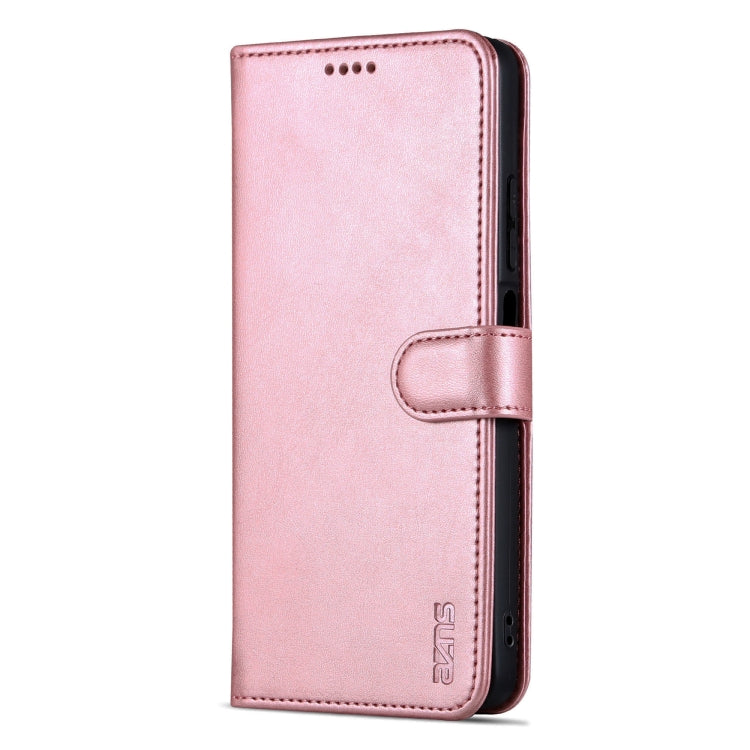 For Huawei Enjoy 60X/nova Y91 AZNS Skin Feel Calf Texture Flip Leather Phone Case(Rose Gold) - free shipping - PMC TechLife - Order now!