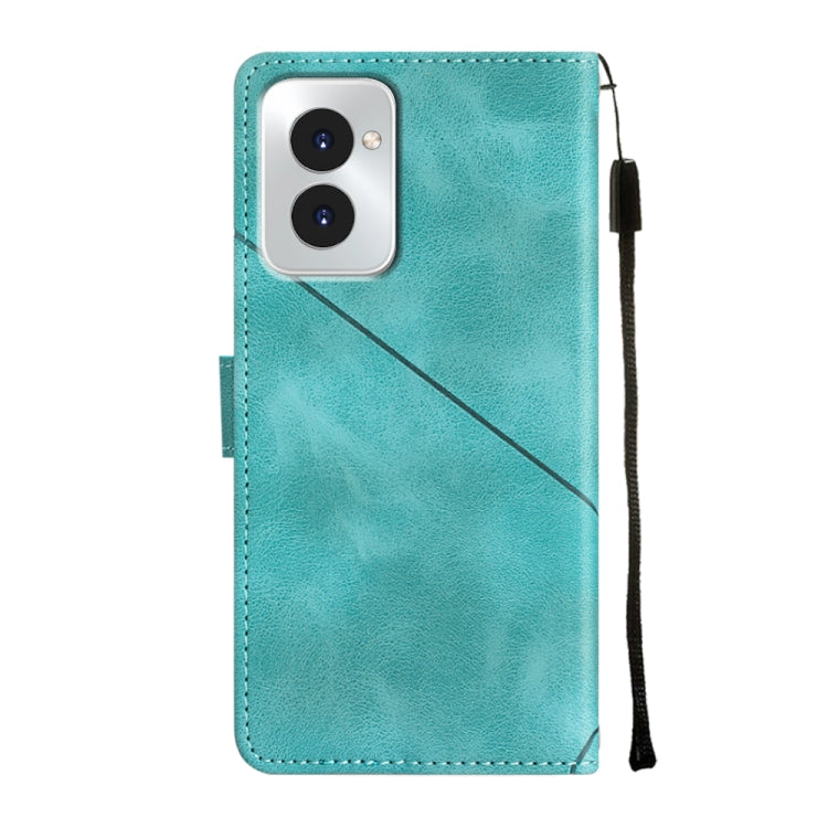 For Motorola Moto G Power 5G 2024 Skin Feel Embossed Leather Phone Case(Green) - Motorola Cases by PMC Jewellery | Online Shopping South Africa | PMC Jewellery | Buy Now Pay Later Mobicred