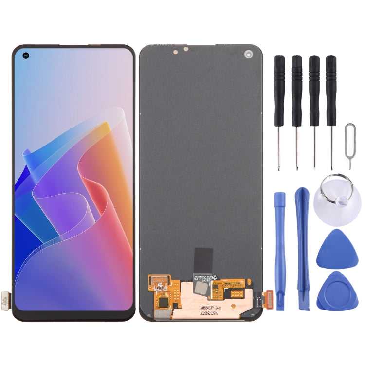 For OPPO Reno7 Lite 5G Original AMOLED LCD Screen with Digitizer Full Assembly - LCD Screen by PMC TechLife | Online Shopping South Africa | PMC TechLife | Buy Now Pay Later Mobicred