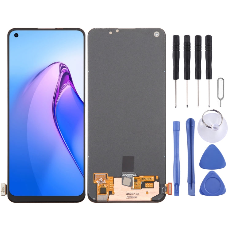 For OPPO Reno8 Z 5G Original AMOLED LCD Screen with Digitizer Full Assembly - LCD Screen by PMC TechLife | Online Shopping South Africa | PMC TechLife | Buy Now Pay Later Mobicred