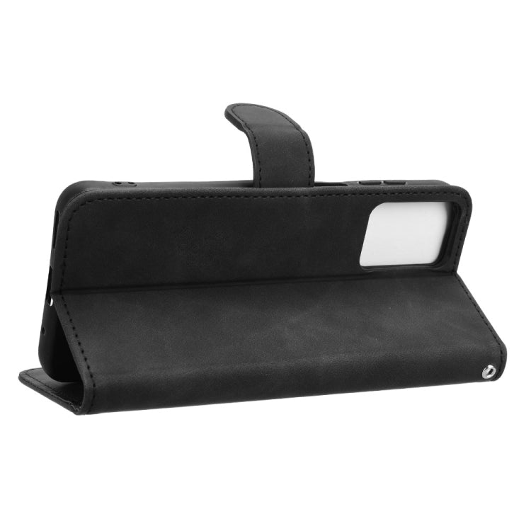 For Motorola Moto G Paly 4G 2024 Skin Feel Magnetic Flip Leather Phone Case(Black) - free shipping - PMC Jewellery - Order now!