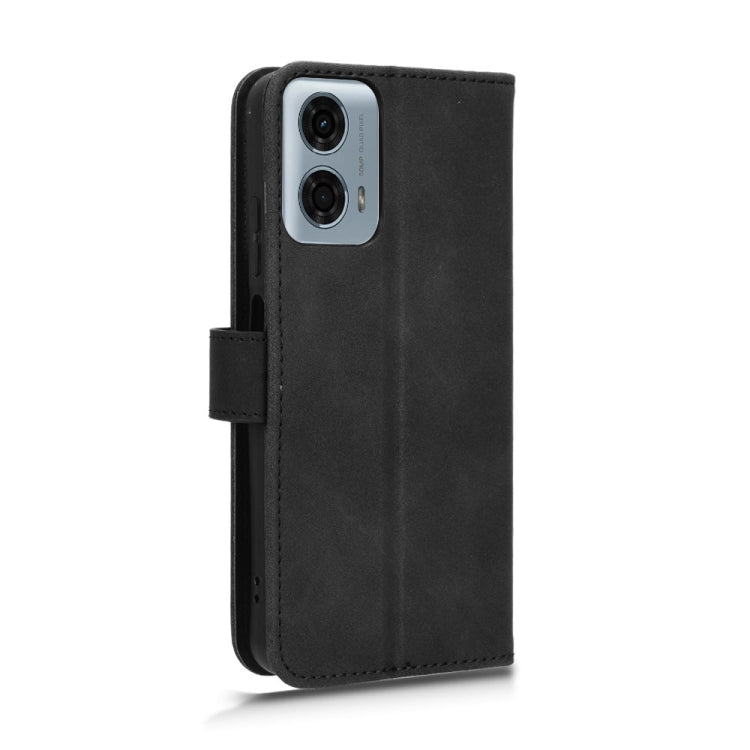 For Motorola Moto G Stylus 5G 2024 Skin Feel Magnetic Flip Leather Phone Case(Black) - Motorola Cases by PMC Jewellery | Online Shopping South Africa | PMC Jewellery | Buy Now Pay Later Mobicred